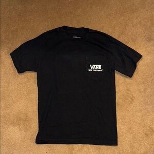 Vans Black Short Sleeve Pocket Tee